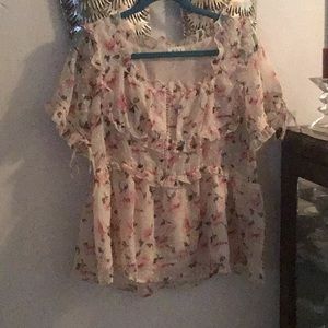 Pol Lacy Floral Top💥💥SALE💥